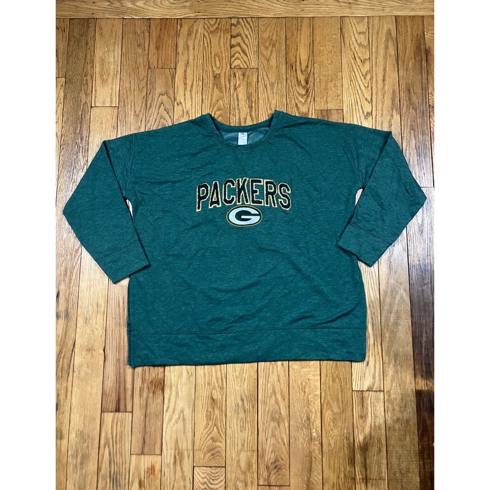 Green Bay Packers NFL Team Apparel XXL Pullover Sweatshirt Football Fan Gear‎